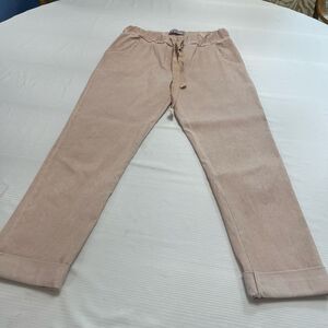 Tina Stephens Italy Blush Pink Lagenlook Pants Size Small